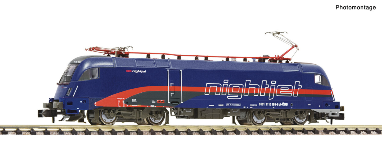 Fleischmann 7570039 Elektrolokomotive 1116 195-9 „Nightjet?, ÖBB