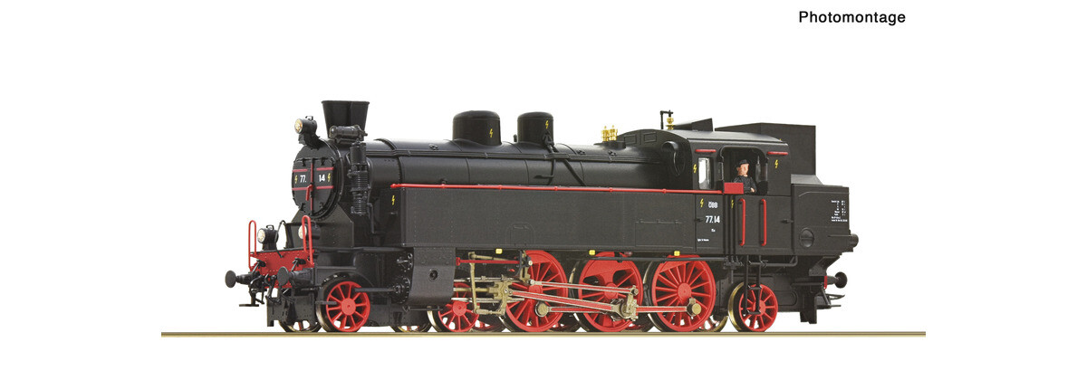 Roco 70077 Dampflokomotive 77.14, ÖBB, analog