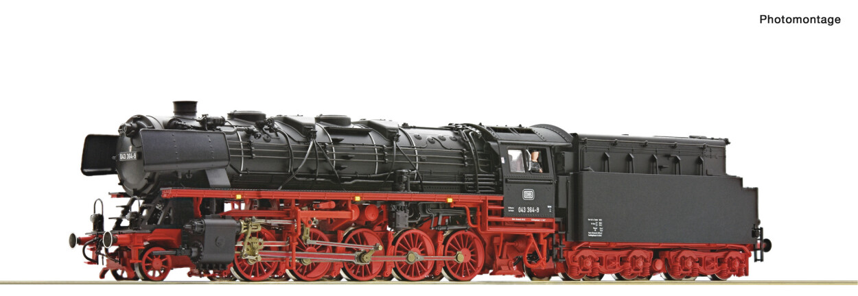 Roco 7120018 Dampflokomotive BR 043, DB, AC mit Sound