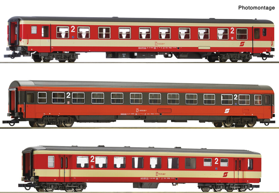 Roco 6200128 3-tlg. Set 2: Schnellzug „D 704“, ÖBB