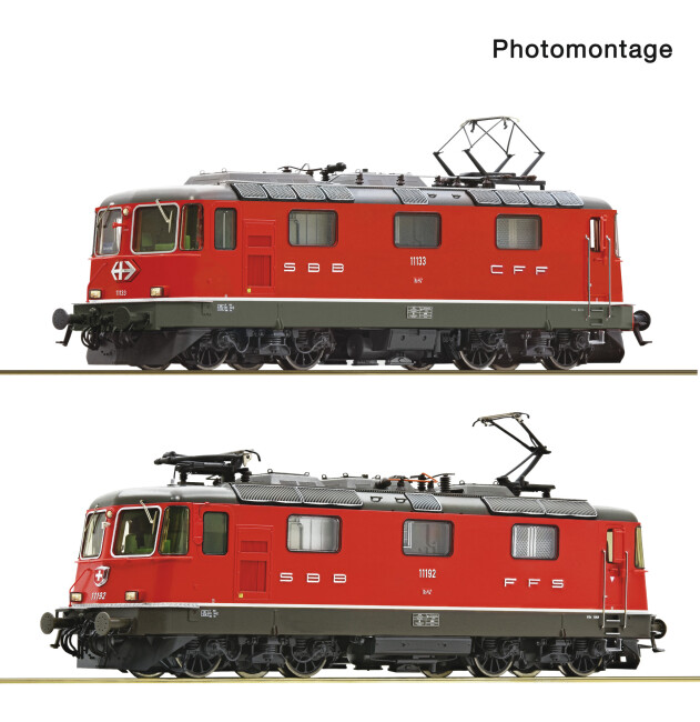 Roco 7510127 2-tlg. Set: Elektrolokomotiven Re 4/4 II 11133 und Re 4/4 II 11192, SBB, digital mit Sound