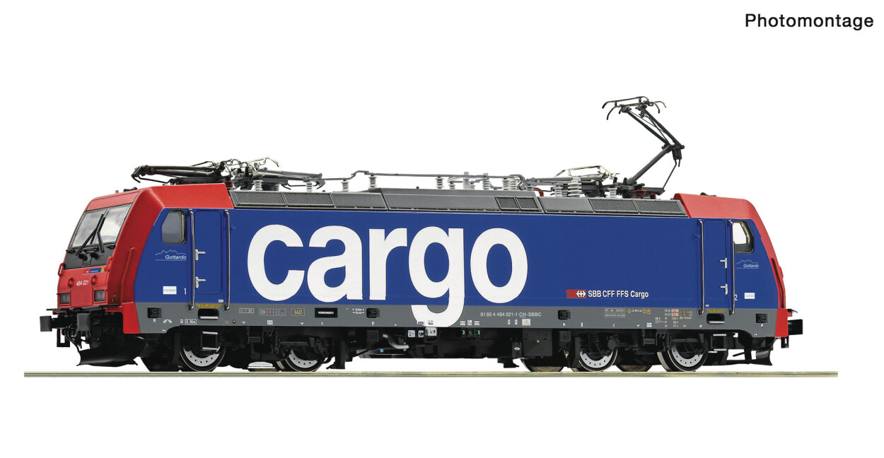 Roco 7500120 Elektrolokomotive 484 021-1, SBB Cargo, analog