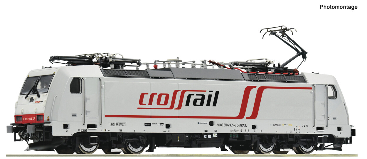 Roco 7510099 Elektrolokomotive 186 905-6, Crossrail, digital mit Sound