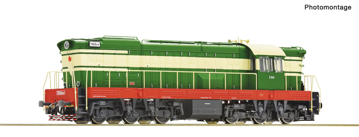 Roco 7300012 Diesellokomotive T 669.0107, CSD, analog