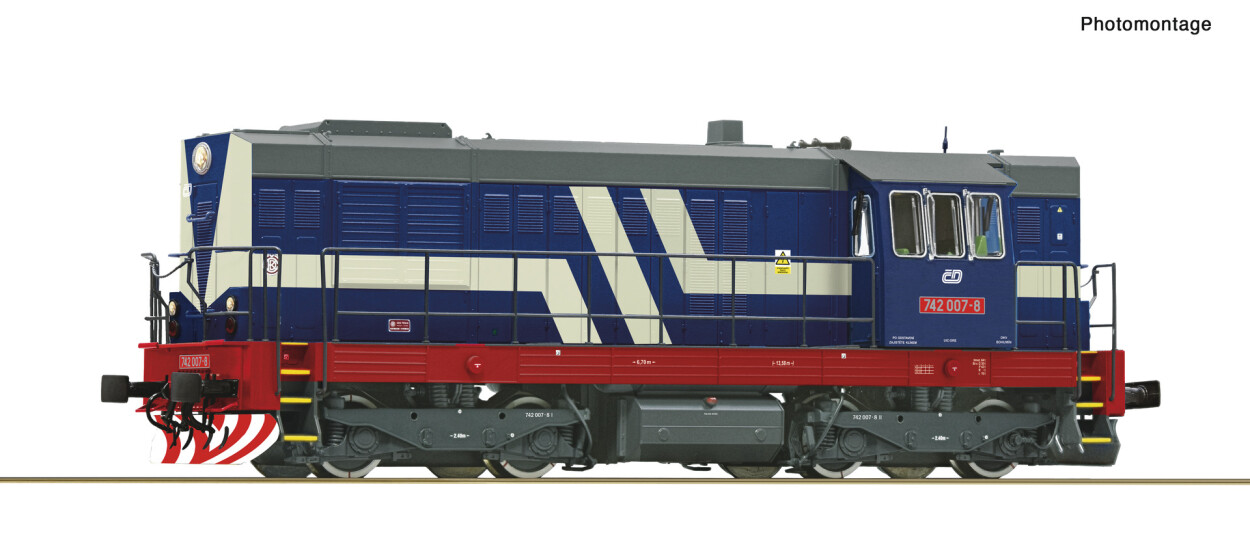 Roco 7300063 Diesellokomotive 742 007-8, CD, analog