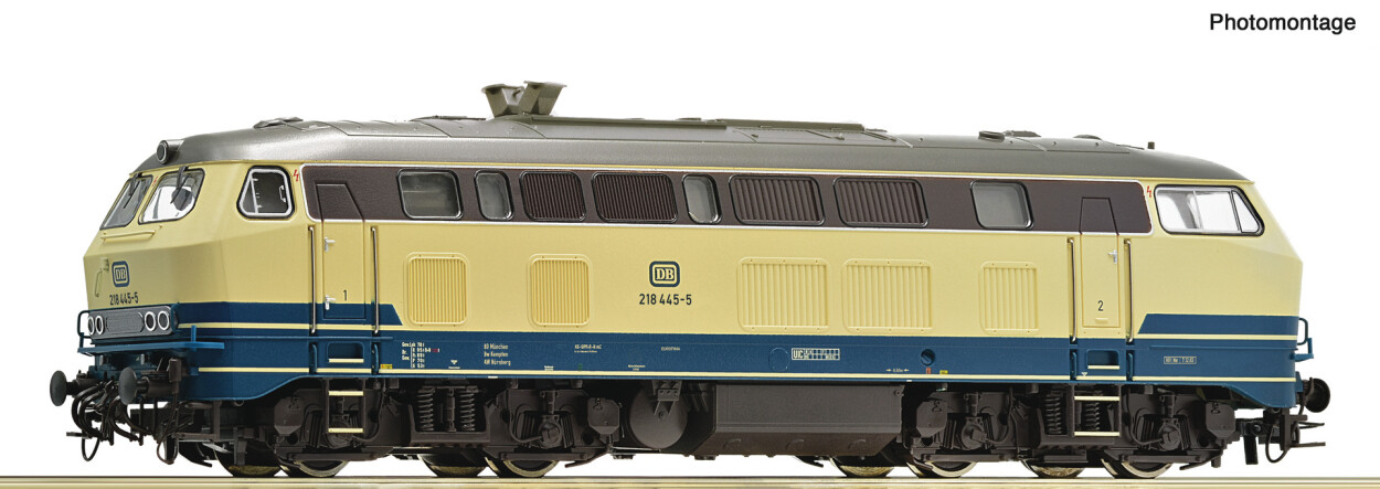 Roco 7300041 Diesellokomotive 218 445-5, DB, analog