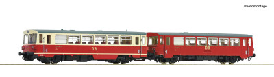 Roco 7700013 Dieseltriebwagen 174 001-8 mit Beiwagen, DR,...