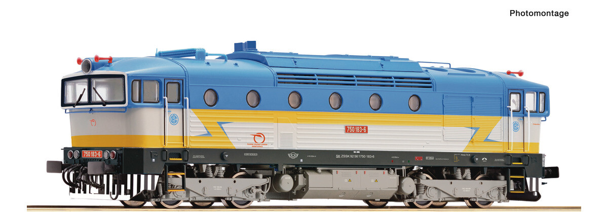 Roco 7300056 Diesellokomotive 750 183-6, ZSSK, analog