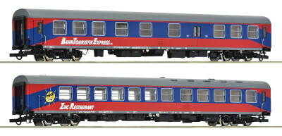 Roco 74027 2-tlg. Set: Reisezugwagen, BTE