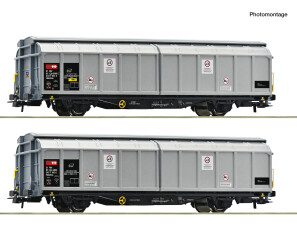 Roco 6600110 2-tlg. Set: Schiebewandwagen, SBB Cargo