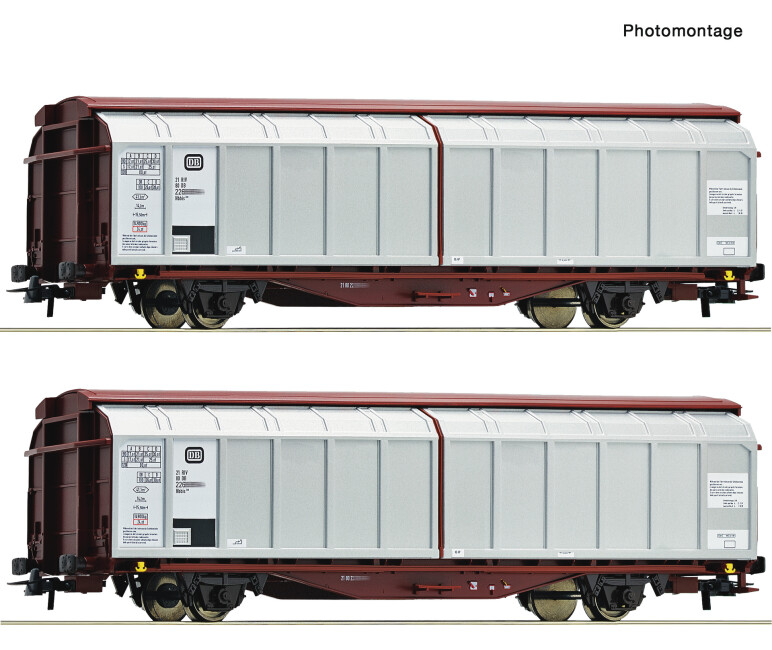 Roco 6600111 2-tlg. Set: Schiebewandwagen, DB