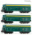 Roco 6600195 3-tlg. Set: Selbstentladewagen, PTKiGK