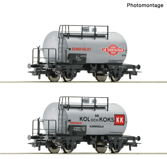 Roco 6600193 2-tlg. Set: Kesselwagen, SJ