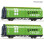 Roco 6600114 2-tlg. Set: Schiebewandwagen, Green Cargo