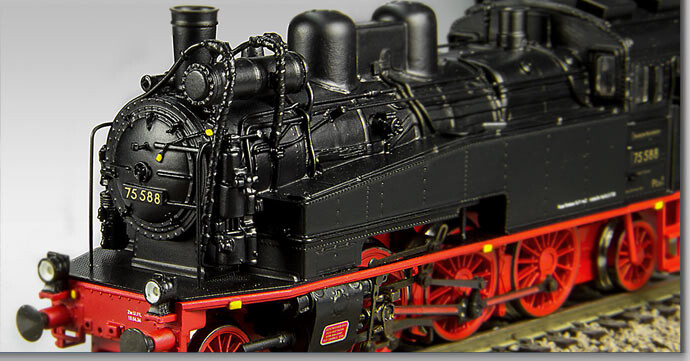 Beckmann 1010 603 Dampflokomotive 75 588 DRG Ep.2 analog