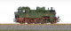 Beckmann 1010 630 Dampflokomotive s&auml;chs. XIV HT No. 1829 K.S&auml;chs.Sts.E.B. Ep.1  analog