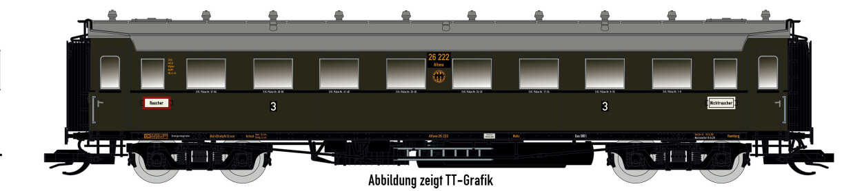 Saxonia 87178 Personenwagen C4Ü Sa 07, DRG Ep.II