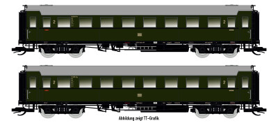 Saxonia 87185 2er Set Personenwagen C4&Uuml; Sa 07, DB...