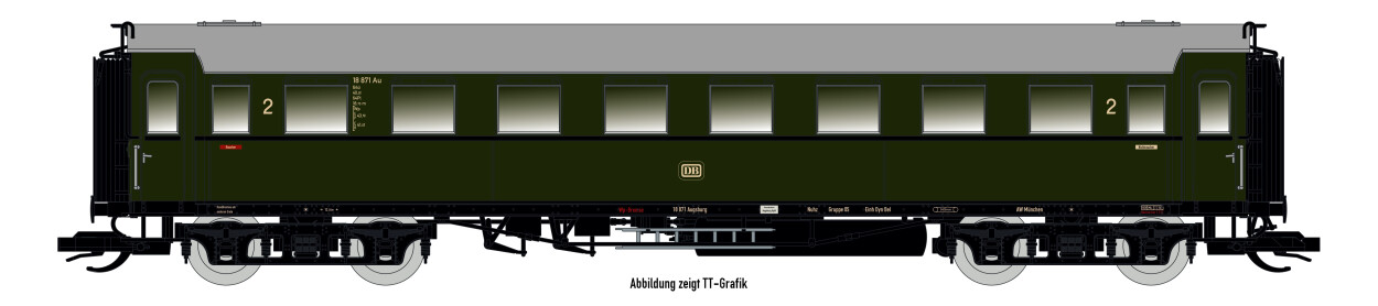 Saxonia 87186 Personenwagen C4Ü Sa 07, DB Ep.III