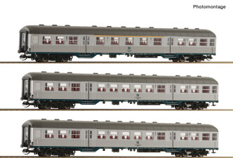 Roco 6280023 3-tlg. Set: Nahverkehrswagen, DB Ep. 4