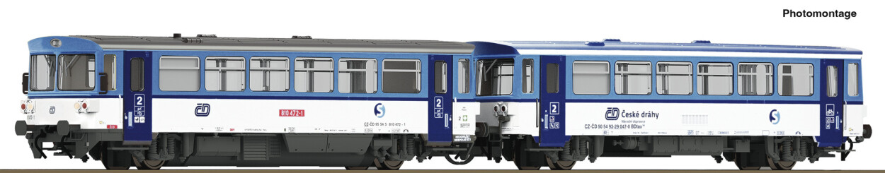 Roco 7780004 Dieseltriebwagen 810 472-1 mit Beiwagen, CD Ep. 6
