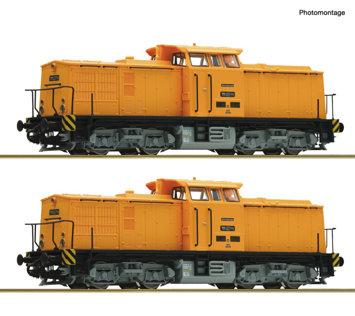Roco 7380011 2-tlg Set: Diesellokomotiven 111 018-8 und 111 019-6, DR Ep. 4