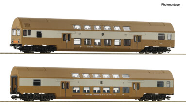 Roco 6280025 2-tlg. Set 1: Doppelstockwagen, DR Ep. 4