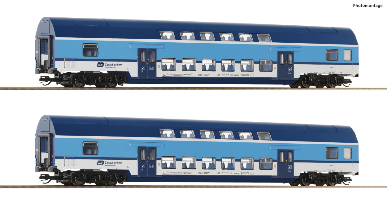 Roco 6280028 2-tlg. Set: Doppelstockwagen, CD Ep. 6