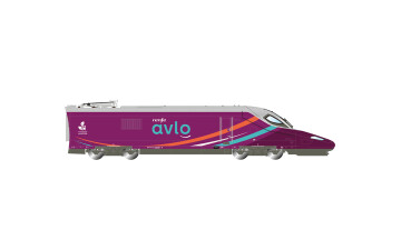 Electrotren HE2031S RENFE, 5-tlg. Grundset des Hochgeschwindigkeitszugs &bdquo;AVLO&ldquo;, violette Farbgebung, Ep. VI, mit Sounddecoder