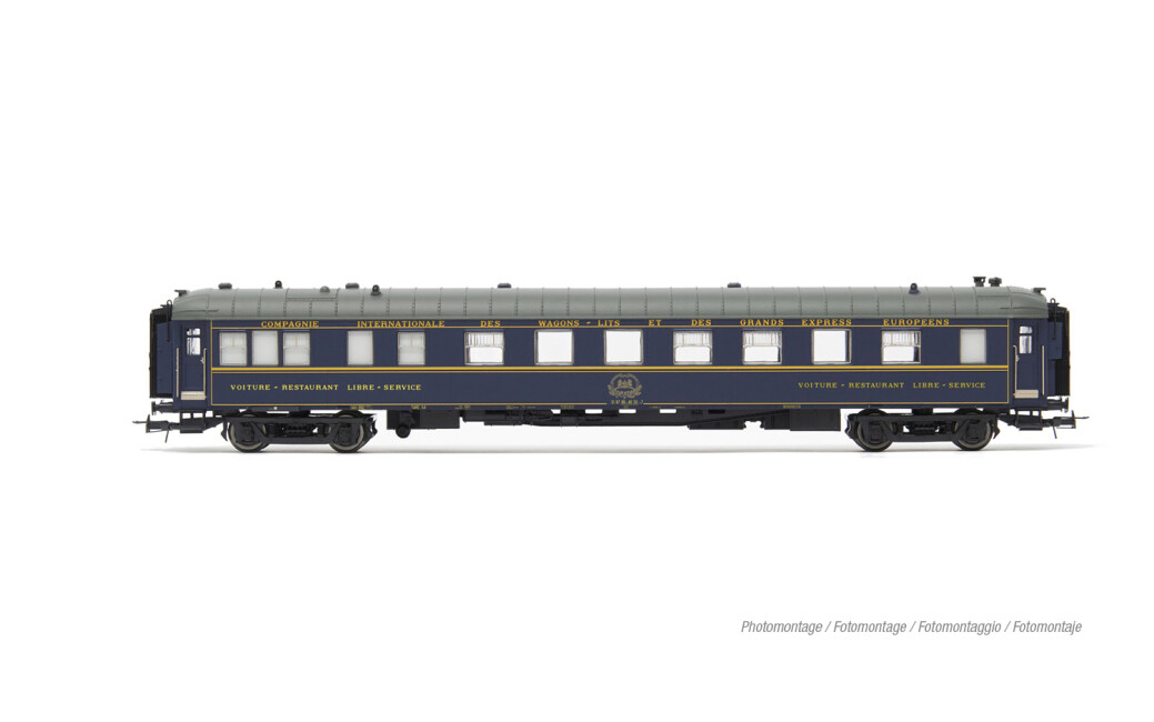 Jouef HJ4208 CIWL, Speisewagen „Libre-Service“, blaue Farbgebung, Ep. IV
