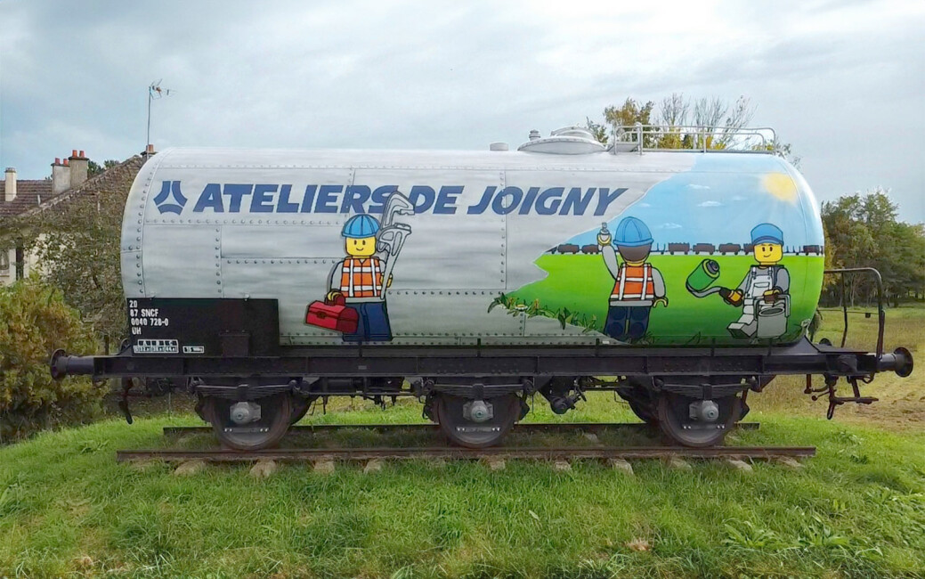 Jouef HJ6295 VTG, 3-achs. Kesselwagen „Ateliers de Joigny“, Ep. VI