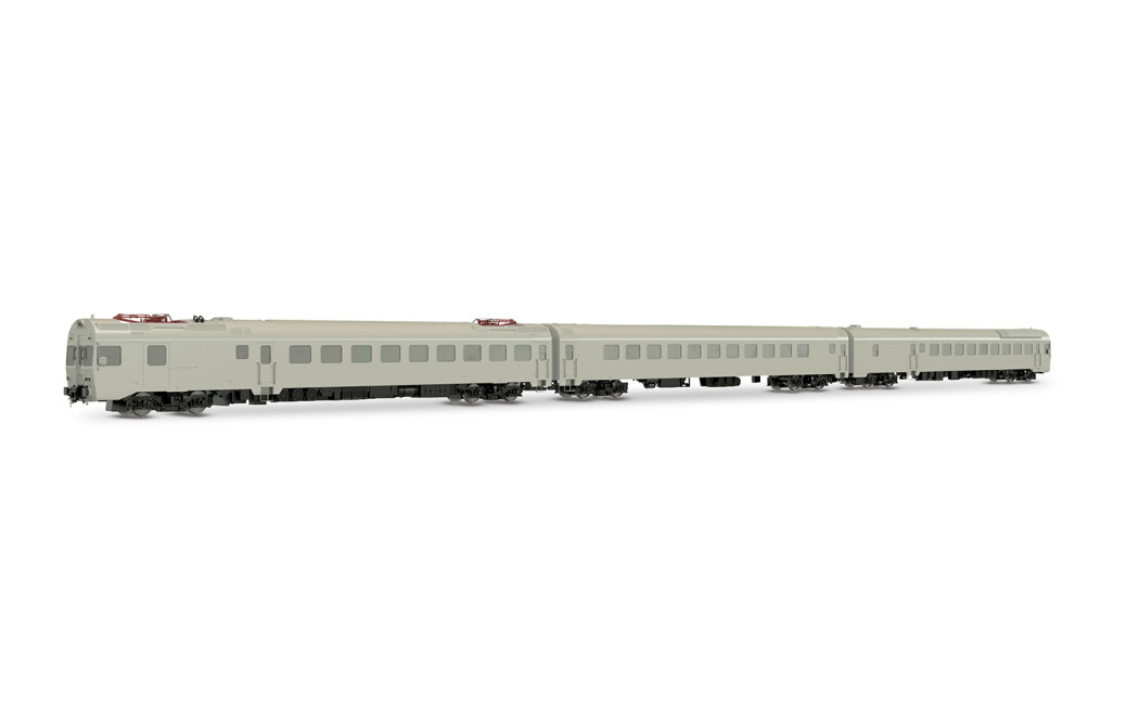 Arnold HN2616D RENFE, elektrischer Triebzug der Reihe 444, Triebzug 444-004 in rot-gelber Farbgebung, Ep. IV, mit DCC-Decoder