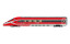 Arnold HN2619D FS Trenitalia, 4-tlg. Grundset des Hochgeschwindigkeitszugs &bdquo;Frecciarossa 1000&ldquo;, in neuer Farbgebung, Ep. VI, mit DCC-Decoder