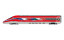 Arnold HN2621D FS Trenitalia, 4-tlg. Grundset des Hochgeschwindigkeitszugs &bdquo;Frecciarossa 1000&ldquo;, mit &bdquo;Le plaisir dun voyage nouveau&ldquo;-Werbung, Ep. VI, mit DCC-Decoder