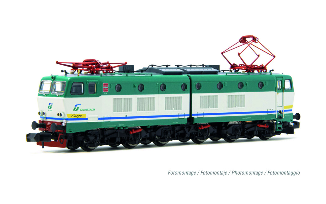 Arnold HN2647S FS, Elektrolokomotive der Reihe E.655, 4. Bauserie, „XMPR Cargo“-Farbgebung, Ep. V-VI, mit Sounddecoder