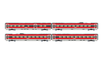 Arnold HN3513 FS Trenitalia, 4-tlg. Set Zwischenwagen des...