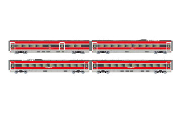 Arnold HN3514 FS Trenitalia, 4-tlg. Set Zwischenwagen des...
