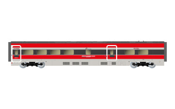 Arnold HN3514 FS Trenitalia, 4-tlg. Set Zwischenwagen des...