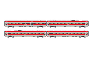 Arnold HN3515 FS Trenitalia, 4-tlg. Set Zwischenwagen des...