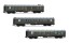 Arnold HN4477 RENFE, 3-unit pack 5000 coaches, BBD4 luggage + BB 2nd class + AAR bar, ep. IV