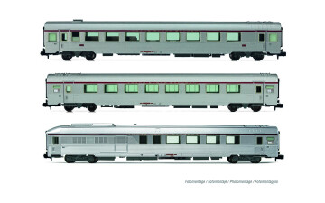 Arnold HN4501 SNCF, 3-tlg. Set TEE-Wagen...