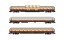 Arnold HN4507 AKE, 3-tlg. Set &bdquo;Rheingold&ldquo;, Set 1/2, bestehend aus 1 x Aussichtswagen ARDm + 1 x Clubwagen WGmh + 1 x Wagen Avmz, Ep. VI