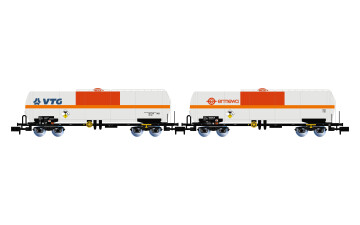 Arnold HN6634 SNCF, 2-tlg. Set Chlor-Kesselwagen...