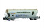 Arnold HN6705 F-MISA, 4-achs. Getreidesilowagen &bdquo;Millet&ldquo;, mit runden W&auml;nden, Farbgebung mit &bdquo;Telefoot&ldquo;-Graffiti, Ep. VI