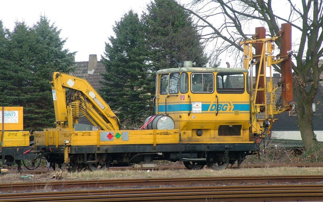 Rivarossi HR2925S DBG, Rottenkraftwagen Klv 53 in gelb-blauer Farbgebung, Ep. V-VI, mit Sounddecoder