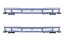 Rivarossi HR4421 DR, 2-tlg. Set Autotransportwagen DDm916 , in blauer Farbgebung, Ep. IV