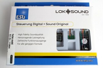 ESU 58410 LokSound 5 DCC/MM/SX/M4 &quot;Leerdecoder&quot;, 8-pin NEM652, mit Lautsprecher 11x15mm