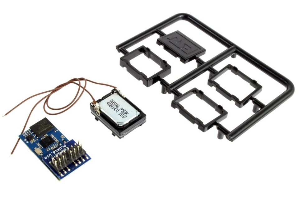 ESU 58814 LokSound 5 micro DCC/MM/SX/M4 "Leerdecoder", PluX16, mit Lautsprecher 11x15mm