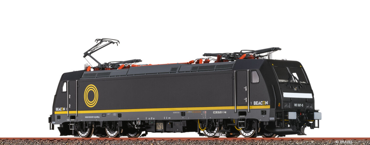 Brawa 43846 H0 TRAXX Ellok BR 185.5 BEACON Ep. VI DC Analog BASIC+