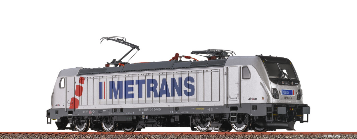 Brawa 43853 H0 TRAXX Ellok BR 187 METRANS Ep. VI AC Digital EXTRA
